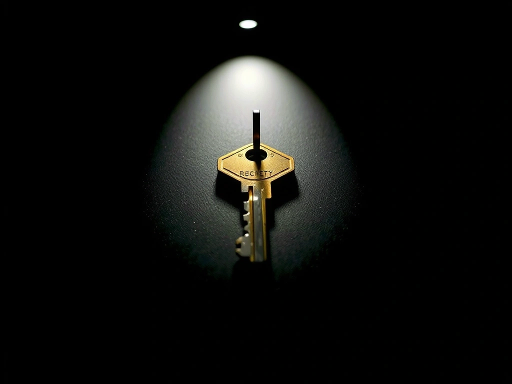 Key symbolizing access and control